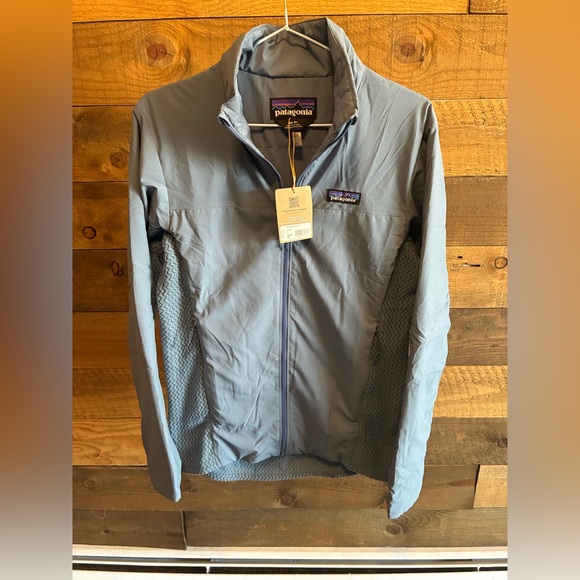 Patagonia Jackets & Blazers - Patagonia Light Blue Zip-Up Jacket